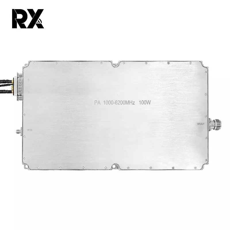 Ενισχυτής ισχύος 100 W υψηλής ισχύος 1000-6000 MHz Ultra-Wideband